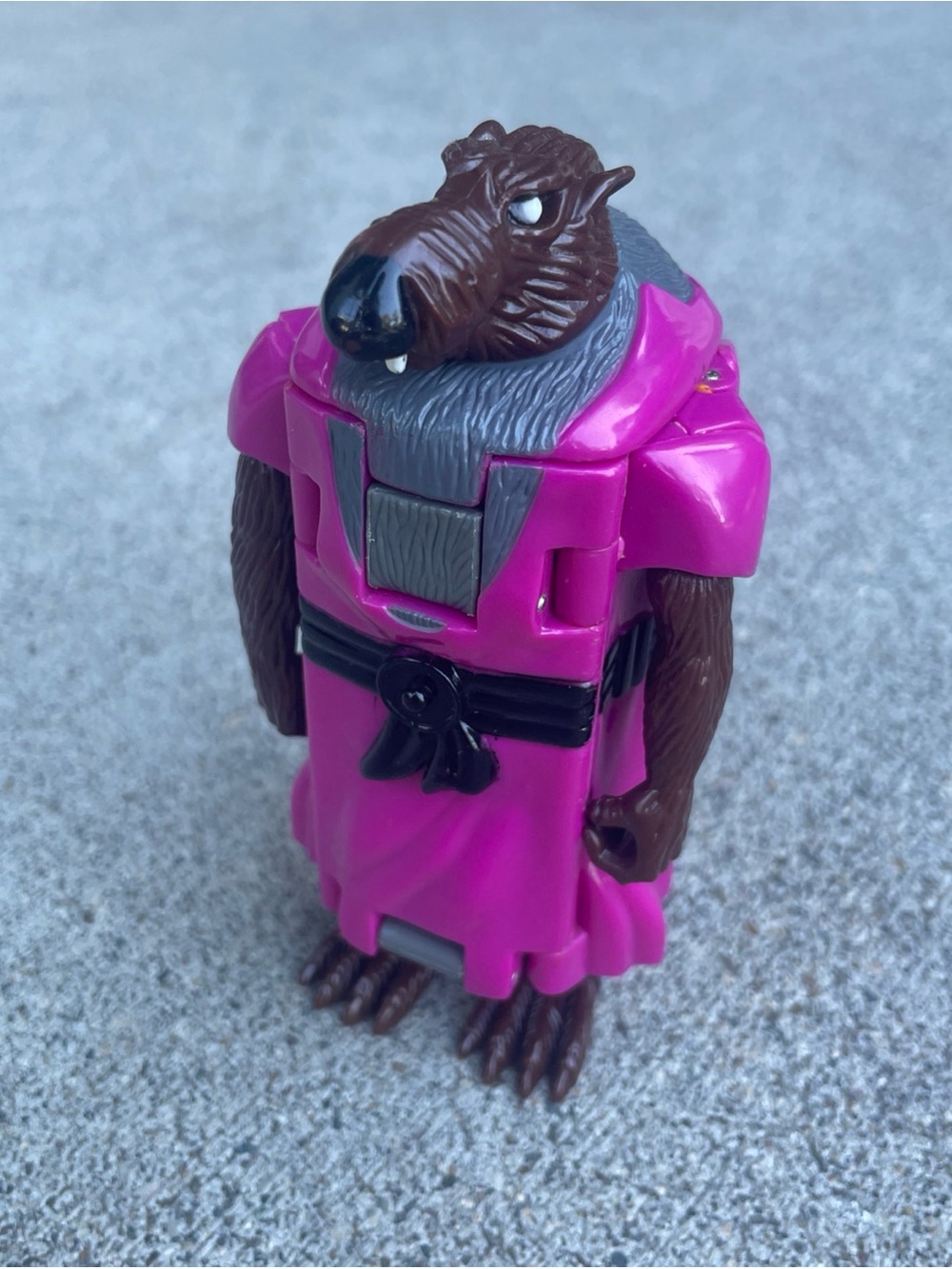 Vintage 1993 TMNT Ninja Turtle Mutation Road Ready Splinter Transforming Figure